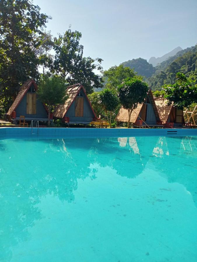 Nongkhiaw Campingsite Swimming Pool Ban Phathok Exterior foto