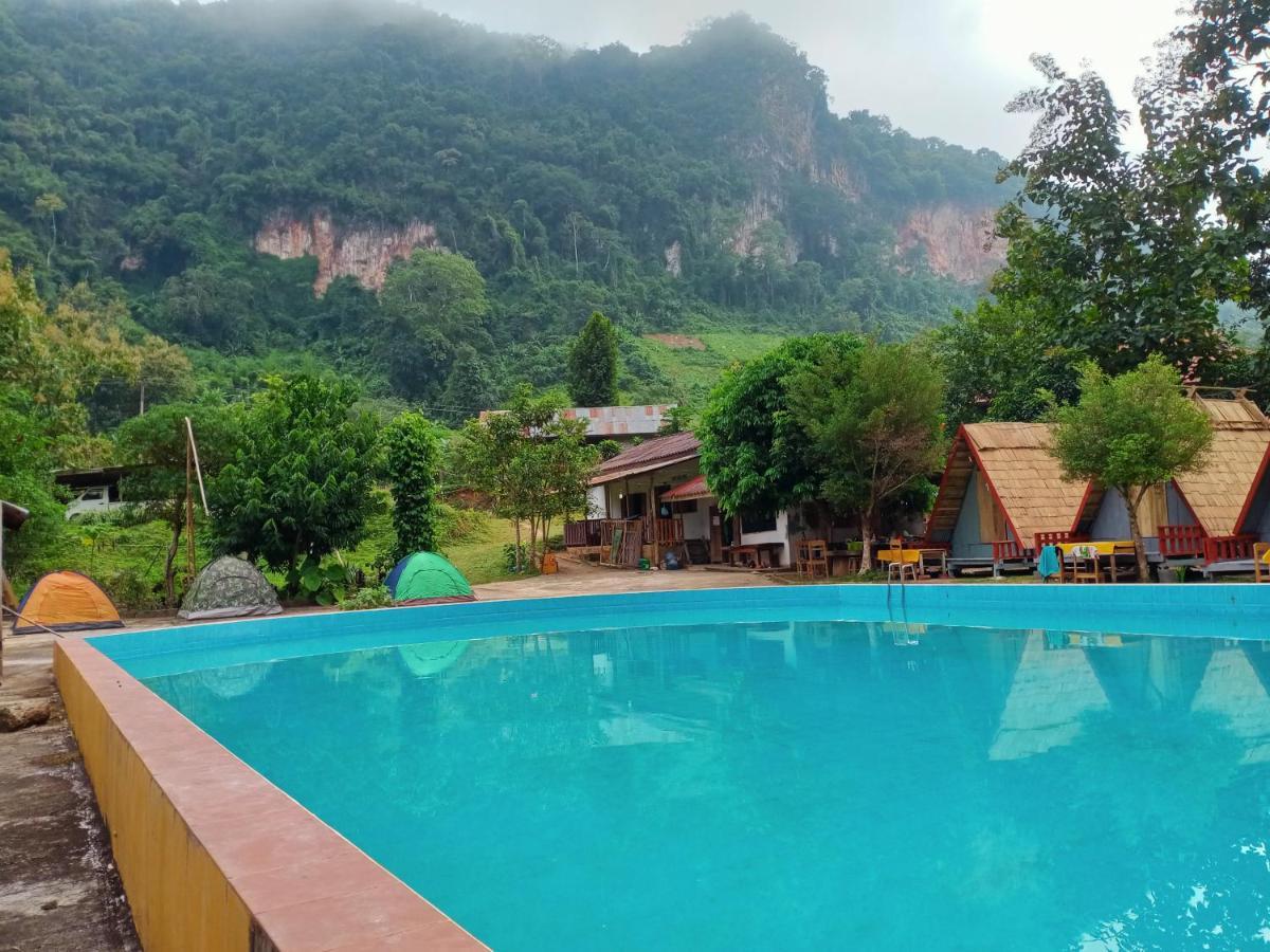 Nongkhiaw Campingsite Swimming Pool Ban Phathok Exterior foto