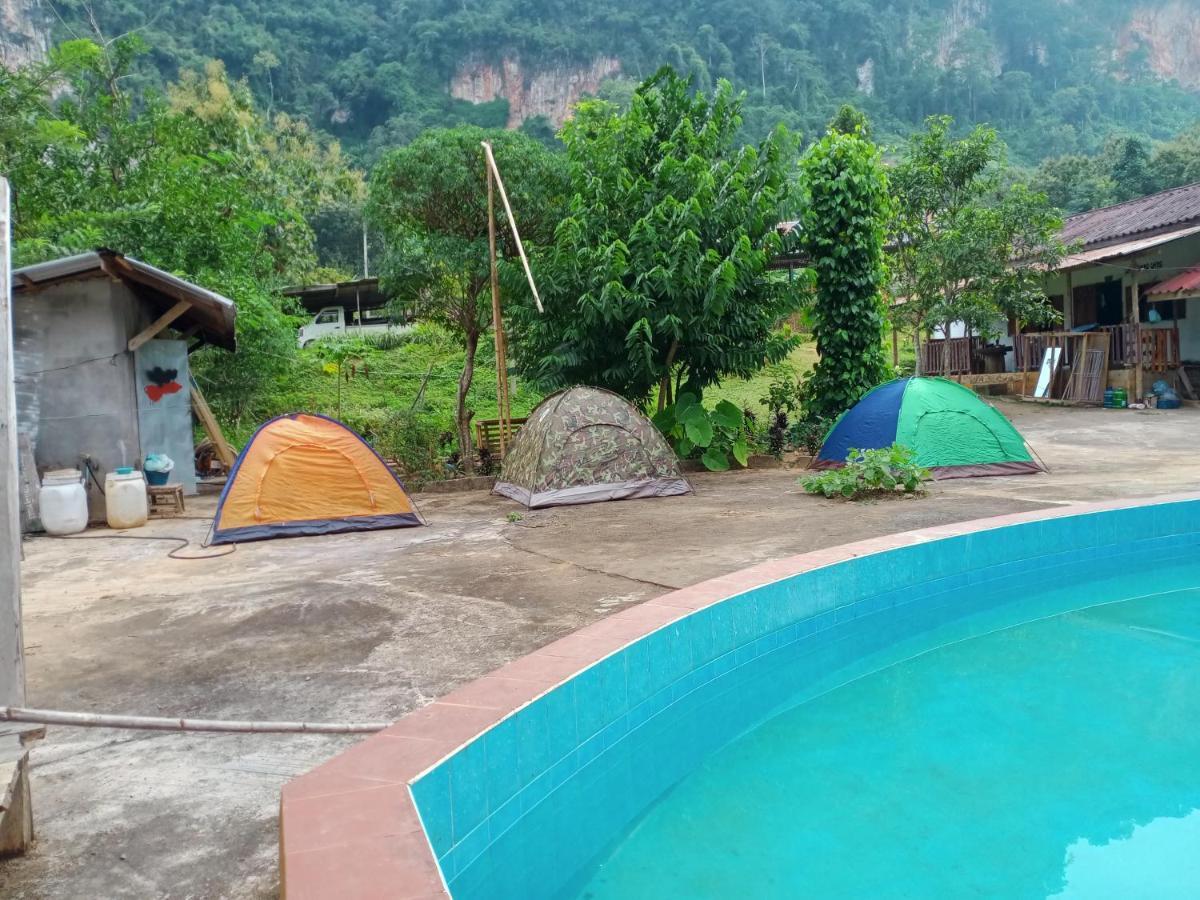 Nongkhiaw Campingsite Swimming Pool Ban Phathok Exterior foto